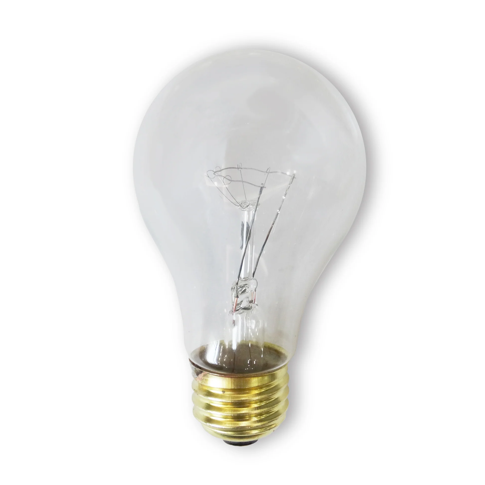Bulbrite 60A/CL/RS-2PK 60 Watt Incandescent A19 Rough Service Bulb, Clear, 2 Pack - Cheap-Us