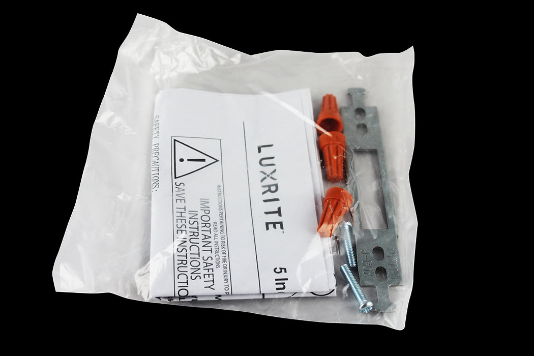 Luxrite Surface Mount LED10/SLIM5/50K/W/RD 5000K Bright White - Cheap-Us