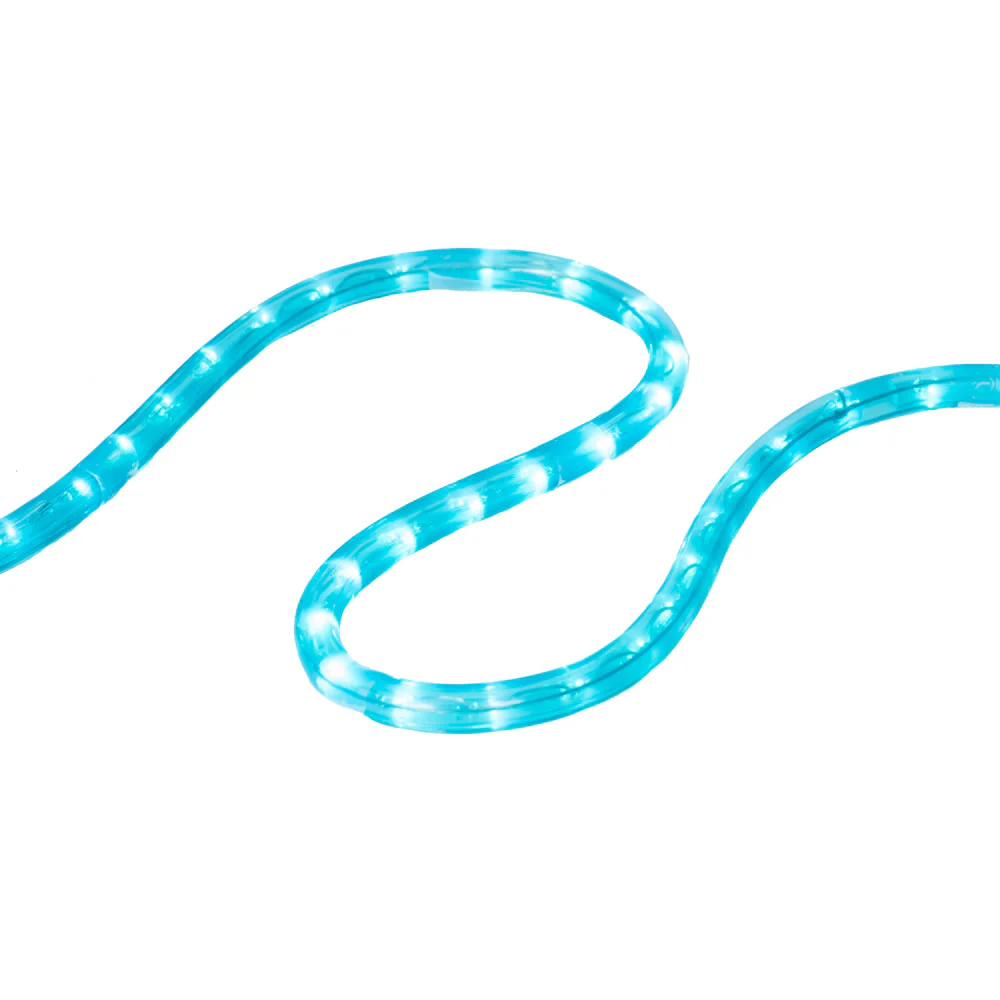 Vickerman 150' x .5 Teal LED Rope Light Spool, 120 Volt. - Cheap-Us