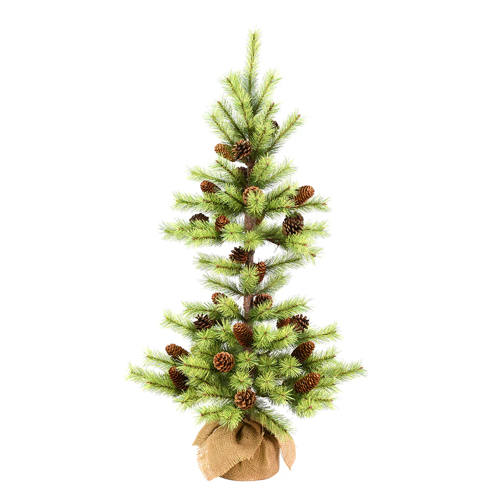 Vickerman 3' Austrian Pine Artificial Christmas Tree Unlit - Cheap-Us