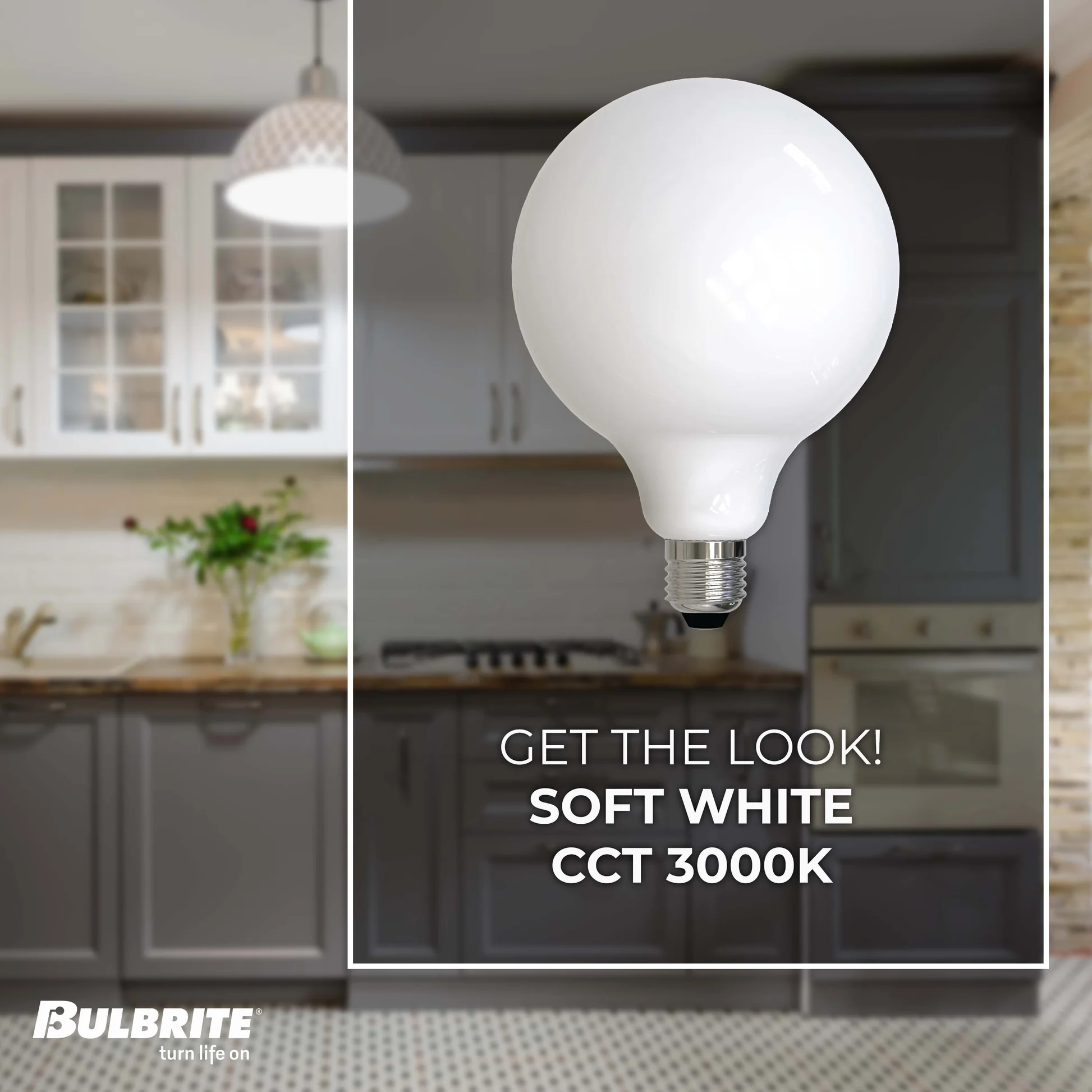 Bulbrite Pack of (2) 8.5 Watt Dimmable Milky Filament G40 Medium (E26) LED Bulb - 800 Lumens, 3000K, and 90 CRI - Cheap-Us