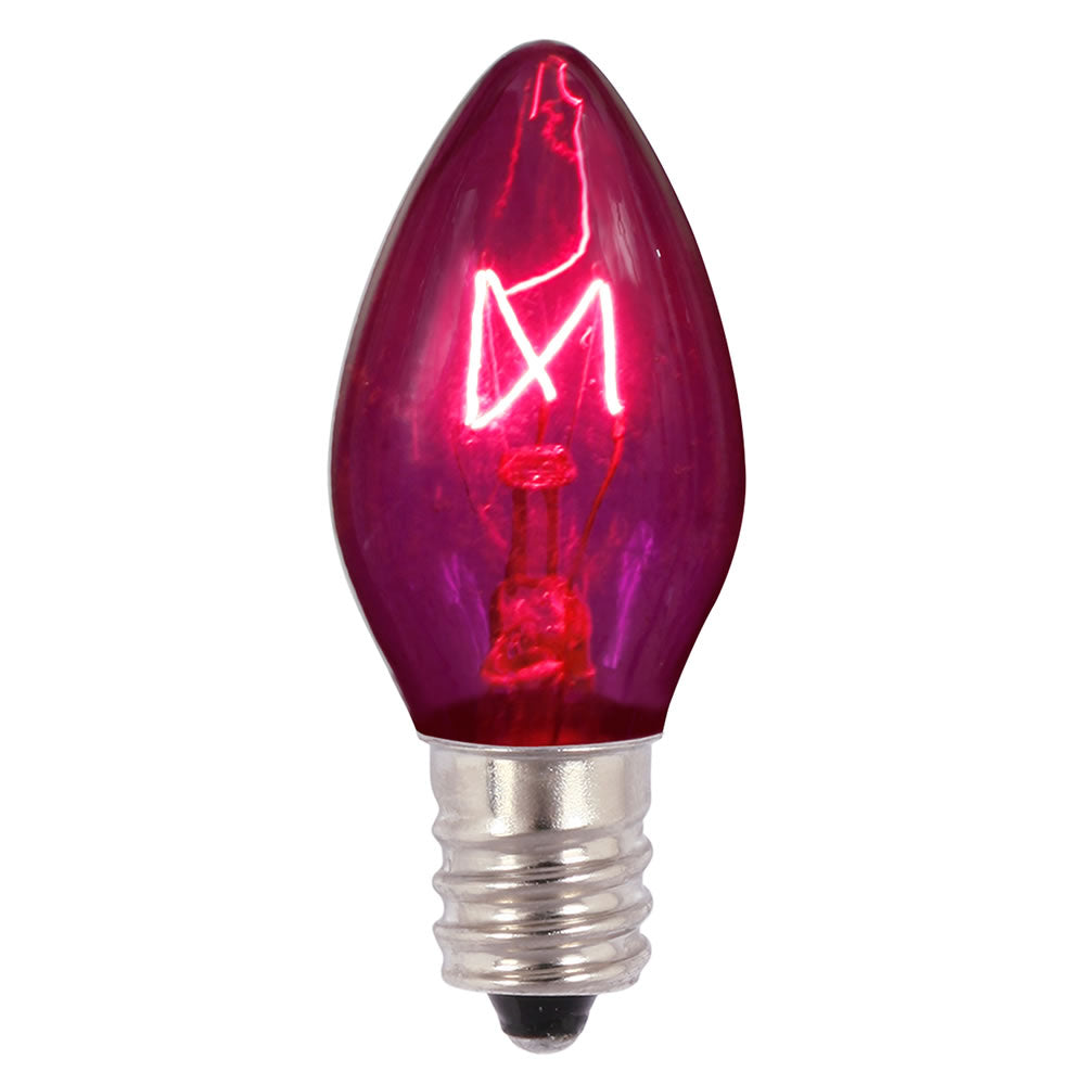Vickerman C7 Ceramic Purple Replacement Bulb, 130 Volt, 5 Watt, UL, 75 Pack - Cheap-Us