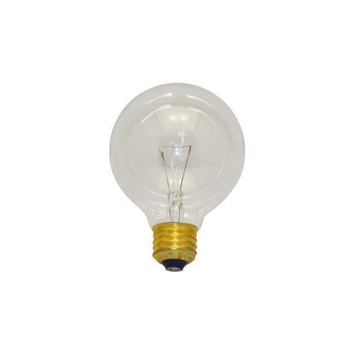 Bulbrite 25G25CL3 25 Watt Incandescent G25 Globe, Medium Base, Clear - Cheap-Us