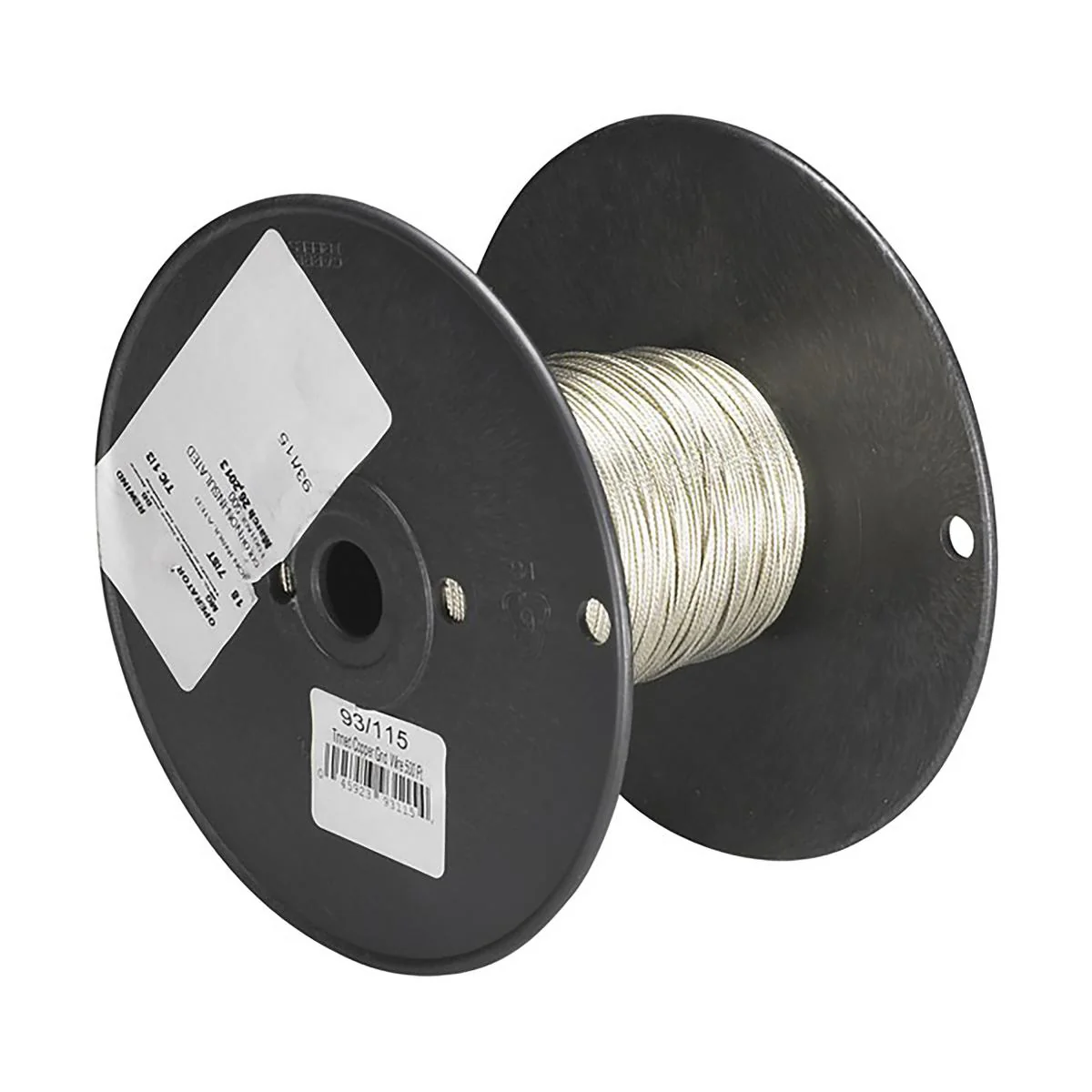 93-115 TINNED COPPER GRNDING WIRE 500 Lamp And Lighting Bulk Wire; 18/1 Grounding Wire; 500 Foot/Spool; Tinned Copper - Cheap-Us