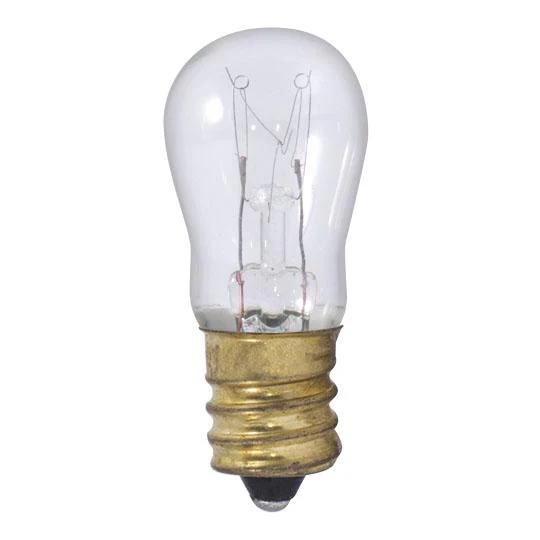 BULBRITE INCANDESCENT S6 CANDELABRA SCREW (E12) 6W DIMMABLE LIGHT BULB 2700K/WARM WHITE 25PK (703006) - Cheap-Us