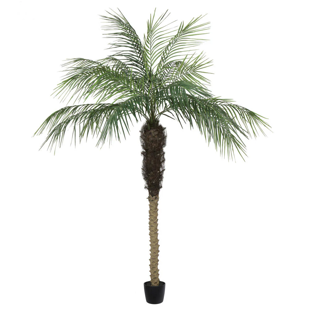 Vickerman 7' Artificial Potted Phoenix Palm Tree. - Cheap-Us