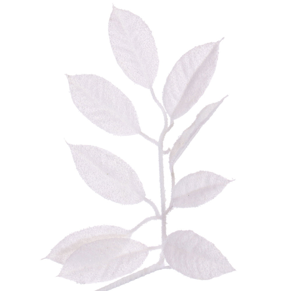 Vickerman 6' White Artificial Gardenia Snowy Garland. - Cheap-Us