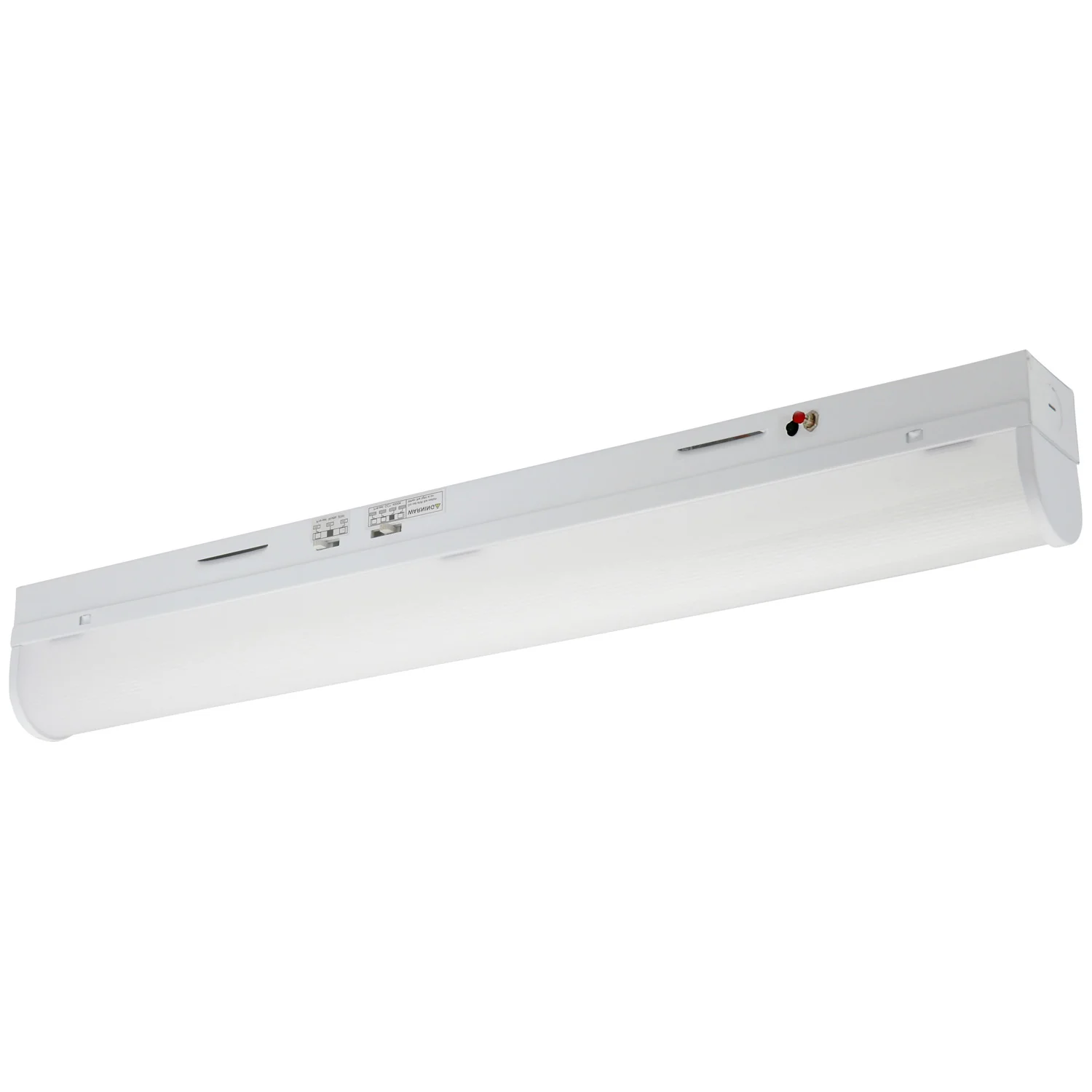 Sunlite 85464 2-Foot LED Strip Light Fixture, Power Tunable 15W/20W/25W, 120-277 Volts, 1950/2600/3250 Lumens, Color Tunable 30K/35K/40K/50K, Dimmable, ETL Listed, Built-In Battery Backup - Cheap-Us