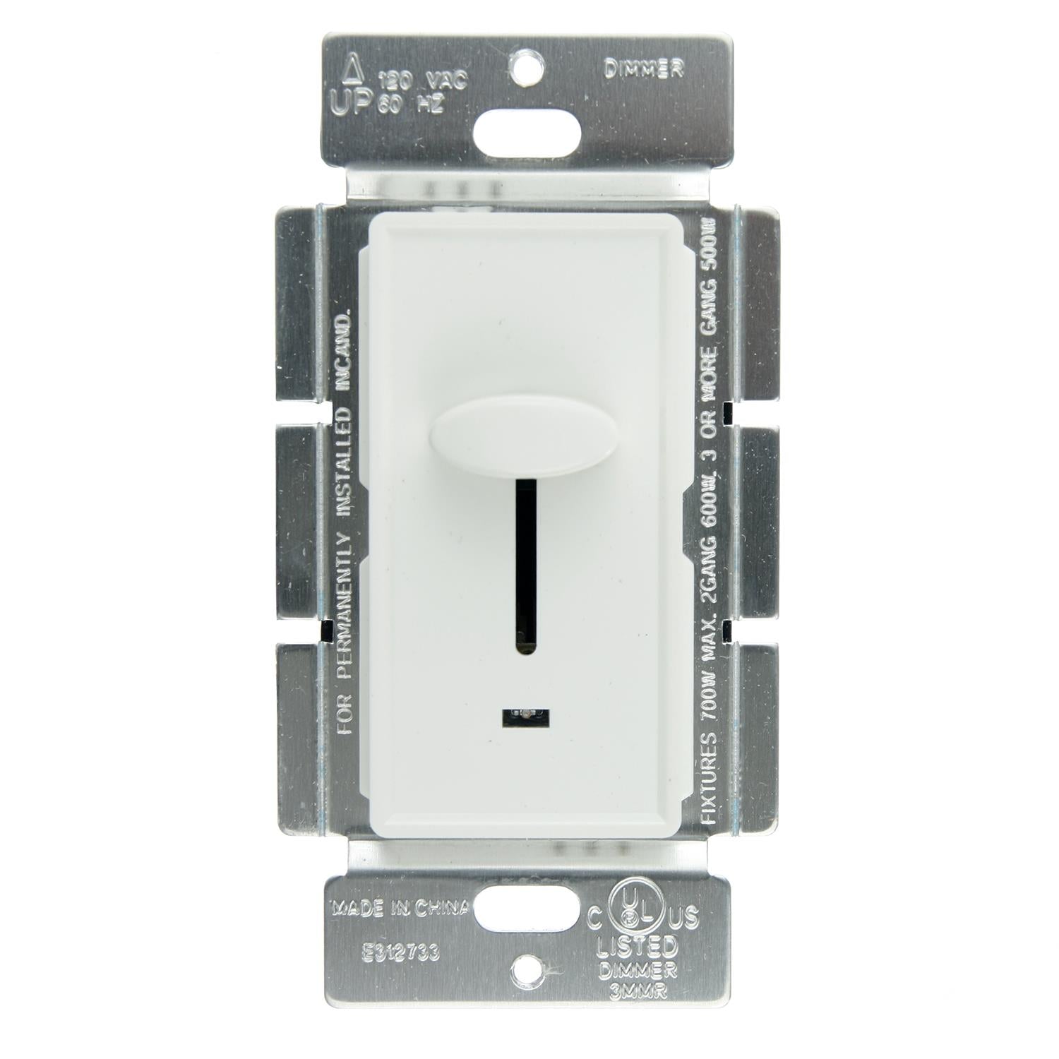 Sunlite E1020/W Slide Dimmer with LED, White - Cheap-Us