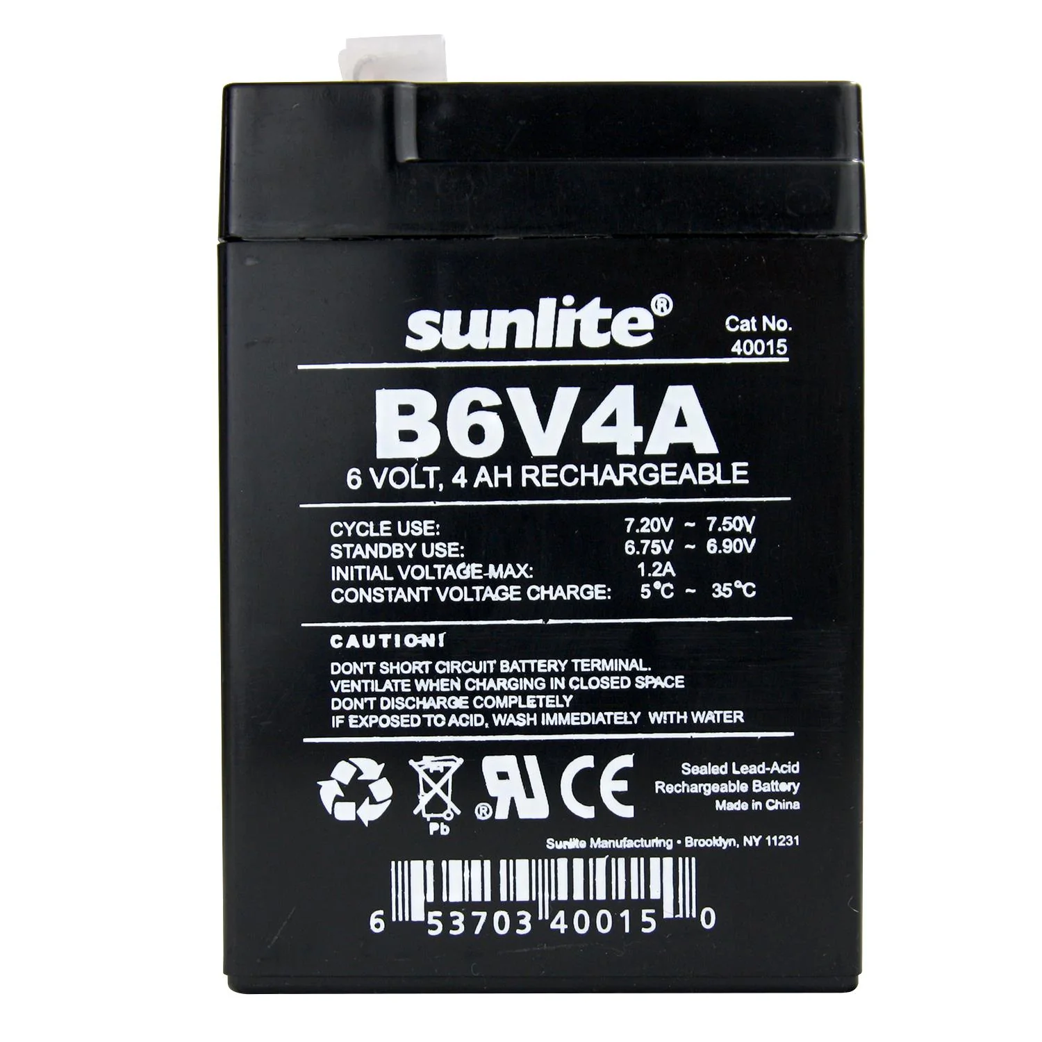 Sunlite B6V4A Emergency Back-Up Battery - Cheap-Us