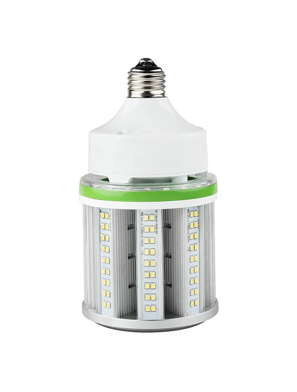 Westgate High-Lumen LED Corn Lamp With Up Light, 100~277V AC, Industrial Lighting, 27W, 3510 Lumens, 5000K, White Finish - Cheap-Us