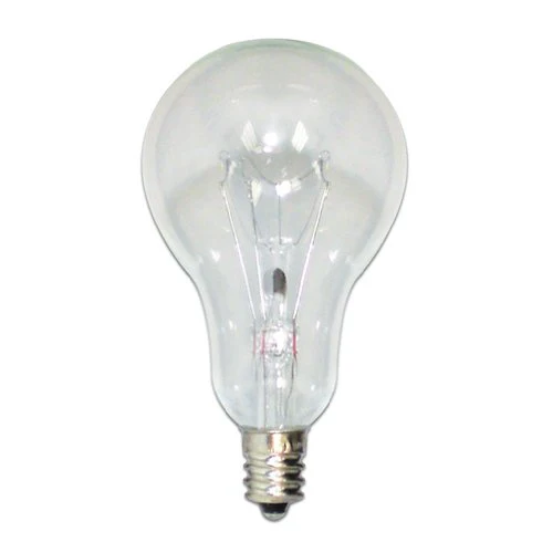 Bulbrite 60A15C/E12 60 Watt Incandescent A15 Fan Light, Candelabra Base, Clear - Cheap-Us