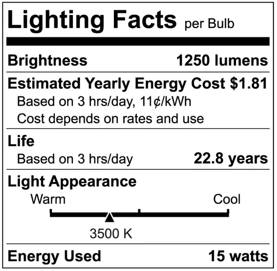 Luxrite LED PAR38 Spotlight Light Bulb, 15W, 1250 Lumens, 3500K - Natural, 80 CRI, White Finish, Dimmable, Pack of 5 (LR31617) - Cheap-Us