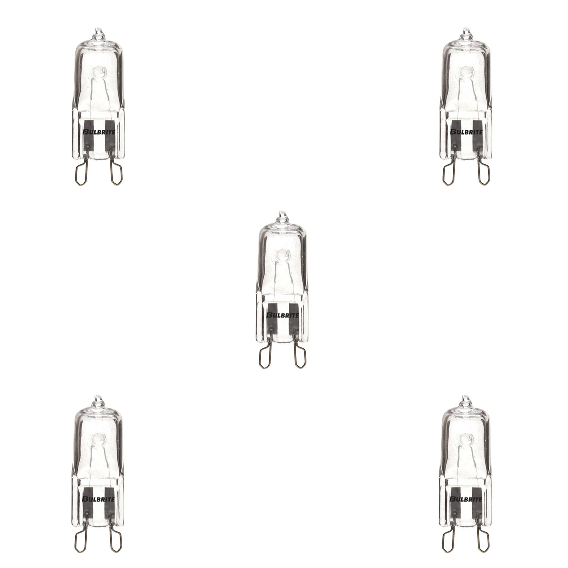 BULBRITE HALOGEN T4 BI-PIN (G9) 20W DIMMABLE LIGHT BULB 2900K/SOFT WHITE 5PK (654020) - Cheap-Us