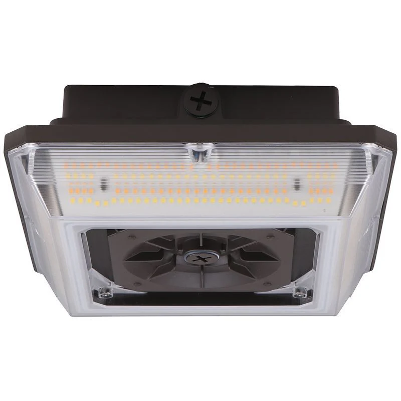 Westgate Canopy Garage Light, AngLED Beam, Selectable 20/30/45W 30/40/50K 0-10V, Outdoor Lighting, 20W/30W/45W, 140 Lumens/W, 30K/40K/50K, White Finish, 0-10V - Cheap-Us