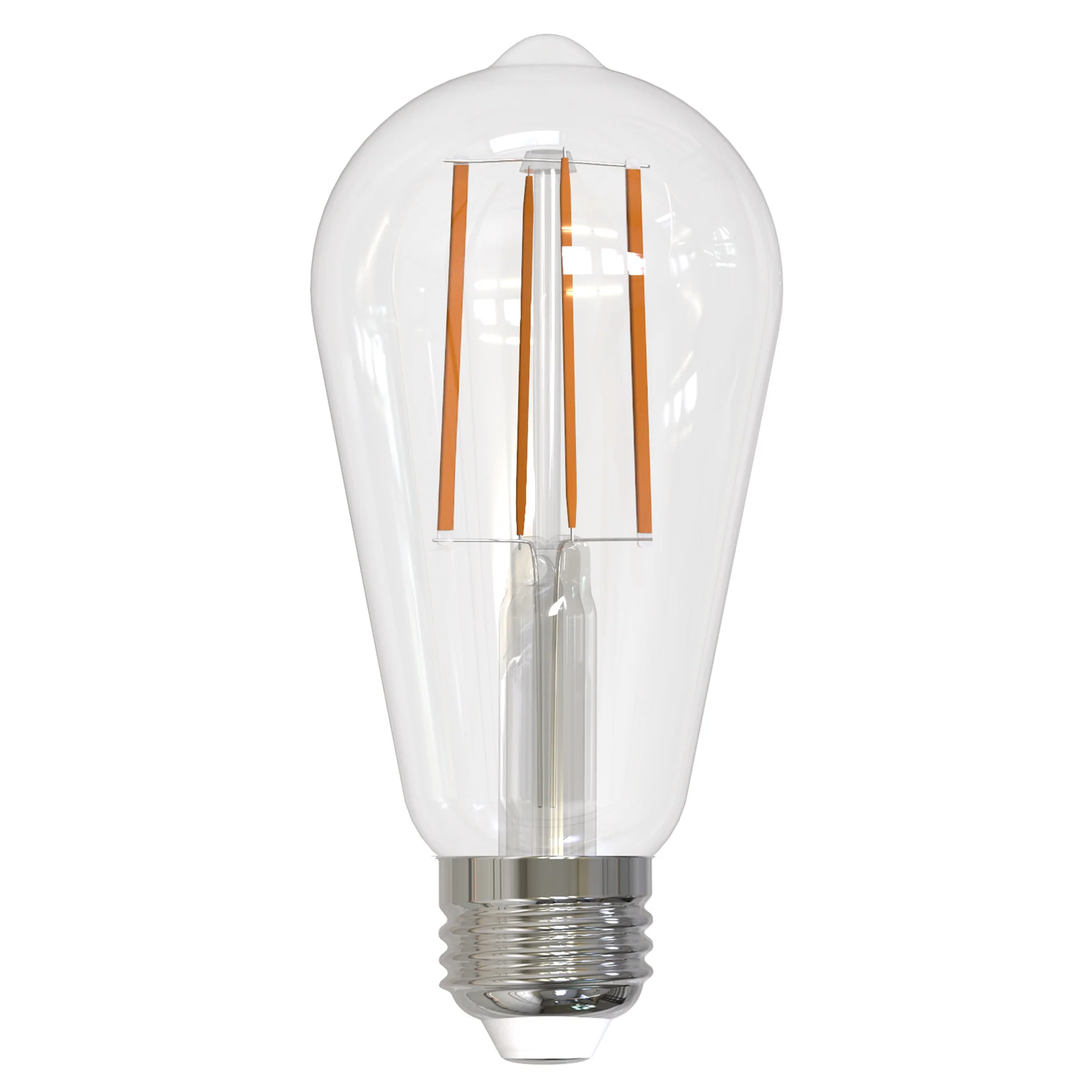 Bulbrite LED Filament 13 Watt Dimmable ST18 Light Bulbs with a Clear Finish and Medium (E26) Base - 3000K (Soft White Light), 1400 Lumens - Cheap-Us