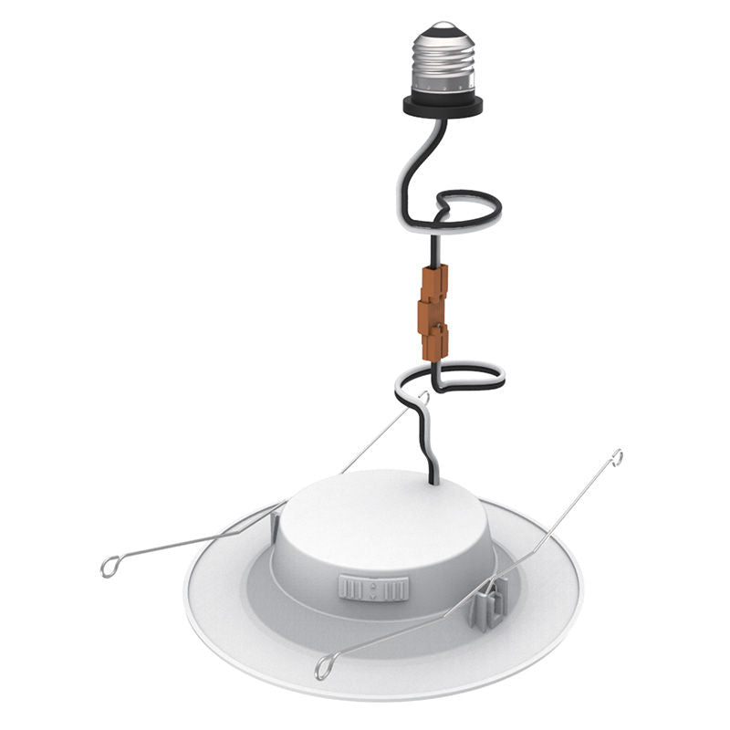 Westgate 6In PC DOB Recess Trim 10W 1000 Lumens Lumens 5CCT 27/30/40/50/60K ETL - Baffle, Residential Lighting, 10W, 1000 Lumens, 27K/30K/40K/50K/60K - Cheap-Us