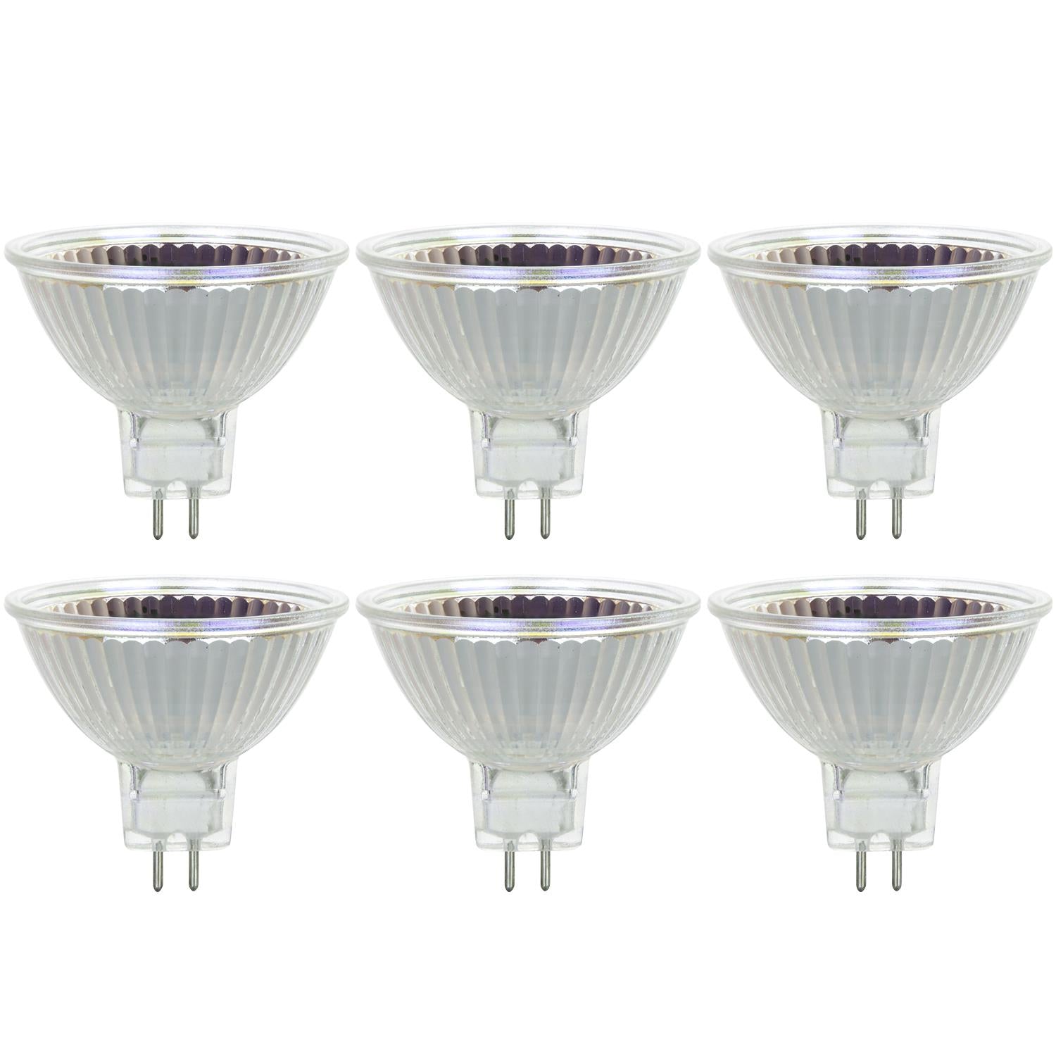 Sunlite 75 Watt, 38° Flood, MR16 Mini Reflector, GU5.3 Bi-Pin Base - Cheap-Us