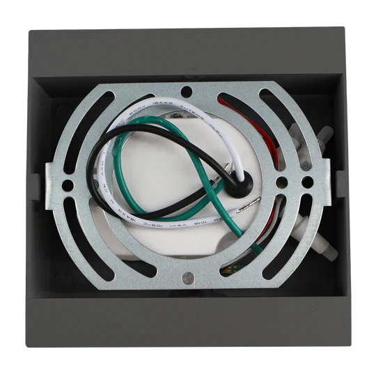 15W UP DOWN WALL SCONCE BLACK 3CCT - Cheap-Us