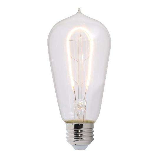 Bulbrite Curved LED Filament 4 Watt Dimmable Nostalgic Hairpin Filament ST18 Light Bulbs with Standard (E26) Base - Cheap-Us