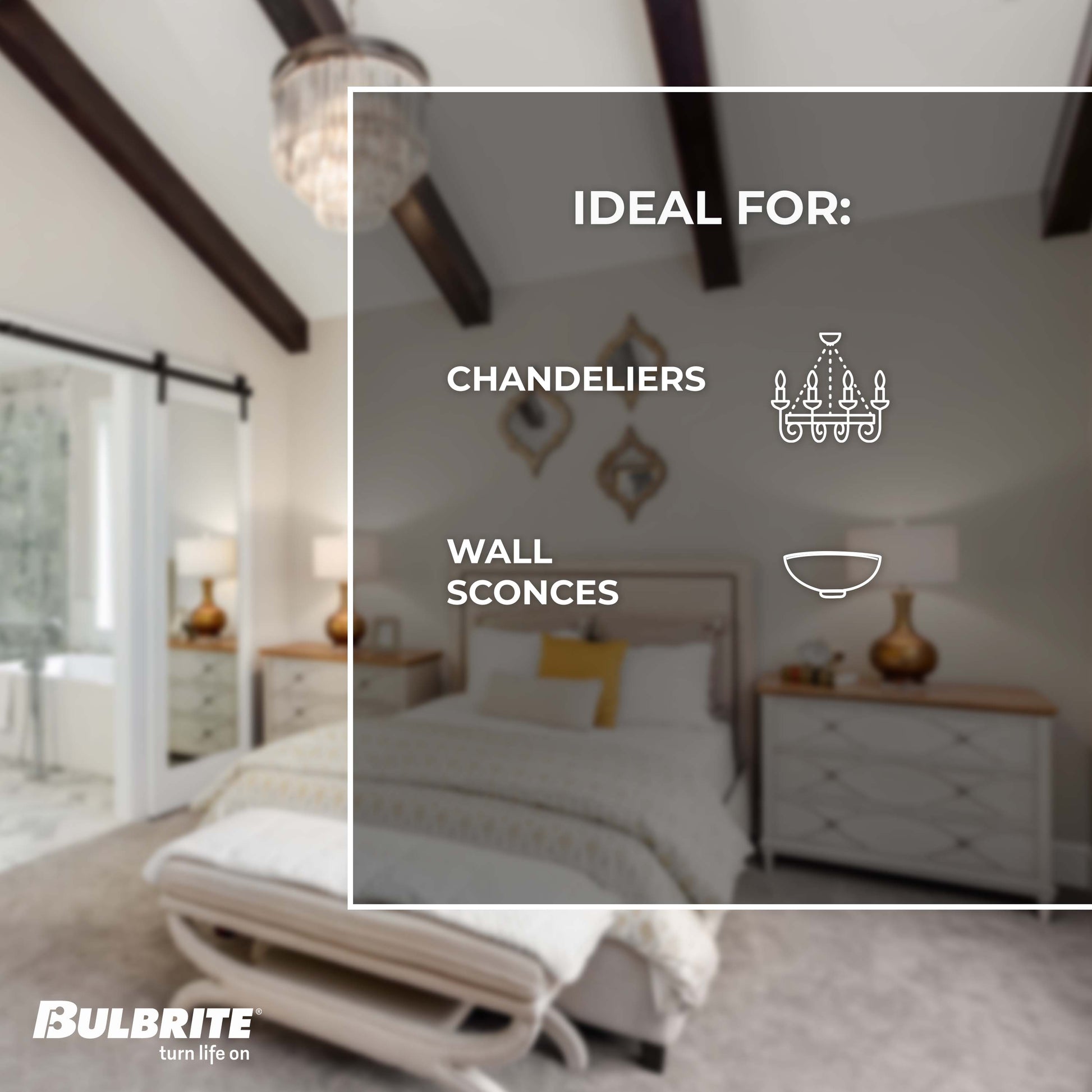 Bulbrite LED Filament Pack of (4) 5 Watt Dimmable 11 Inch T9 Light Bulb with Antique Glass Finish and Medium (E26) Base - 2100K (Amber Light), 300 Lumens - Cheap-Us