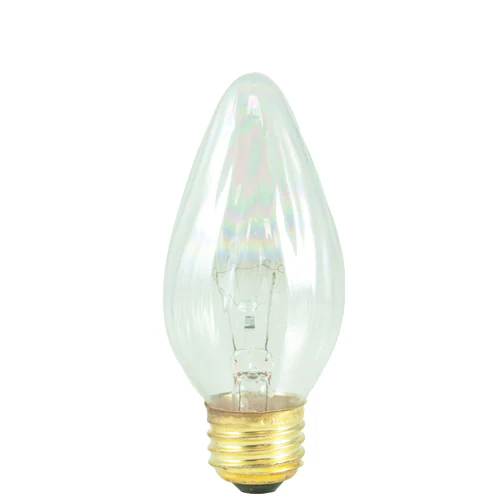 Bulbrite 25F15CL 25 Watt Incandescent F15 Fiesta Bulb, Medium Base, Clear - Cheap-Us