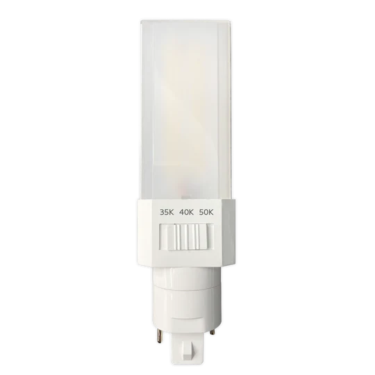 Luxrite LED Quad Style Horizontal Bypass, 11W, 1450 Lumens, Color Selectable - 3500K/4000K/5000K, White Finish, 83 CRI, Dimmable, Pack of 3 (LR24565) - Cheap-Us