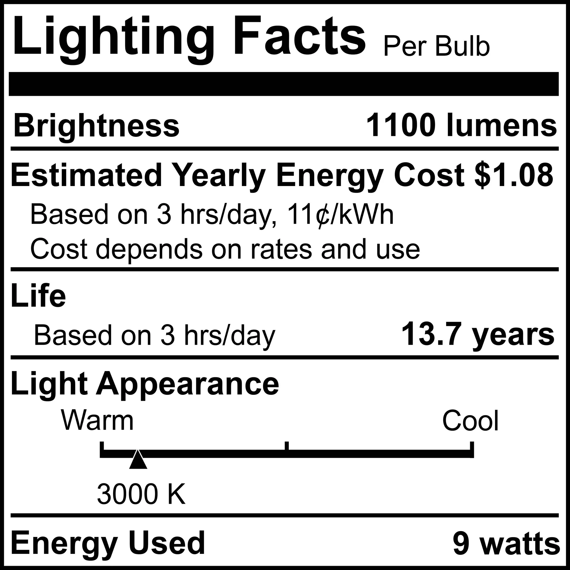 BULBRITE 9W LED A19 3000K FILAMENT CLEAR E26 FULLY COMPATIBLE DIMMING-4PK - Cheap-Us