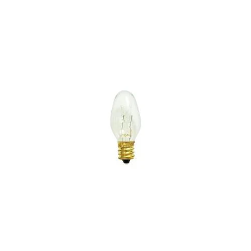 Bulbrite 4C7C-25PK 4 Watt Incandescent Night Light C7 Replacement Bulb, Clear, 25-Pack - Cheap-Us