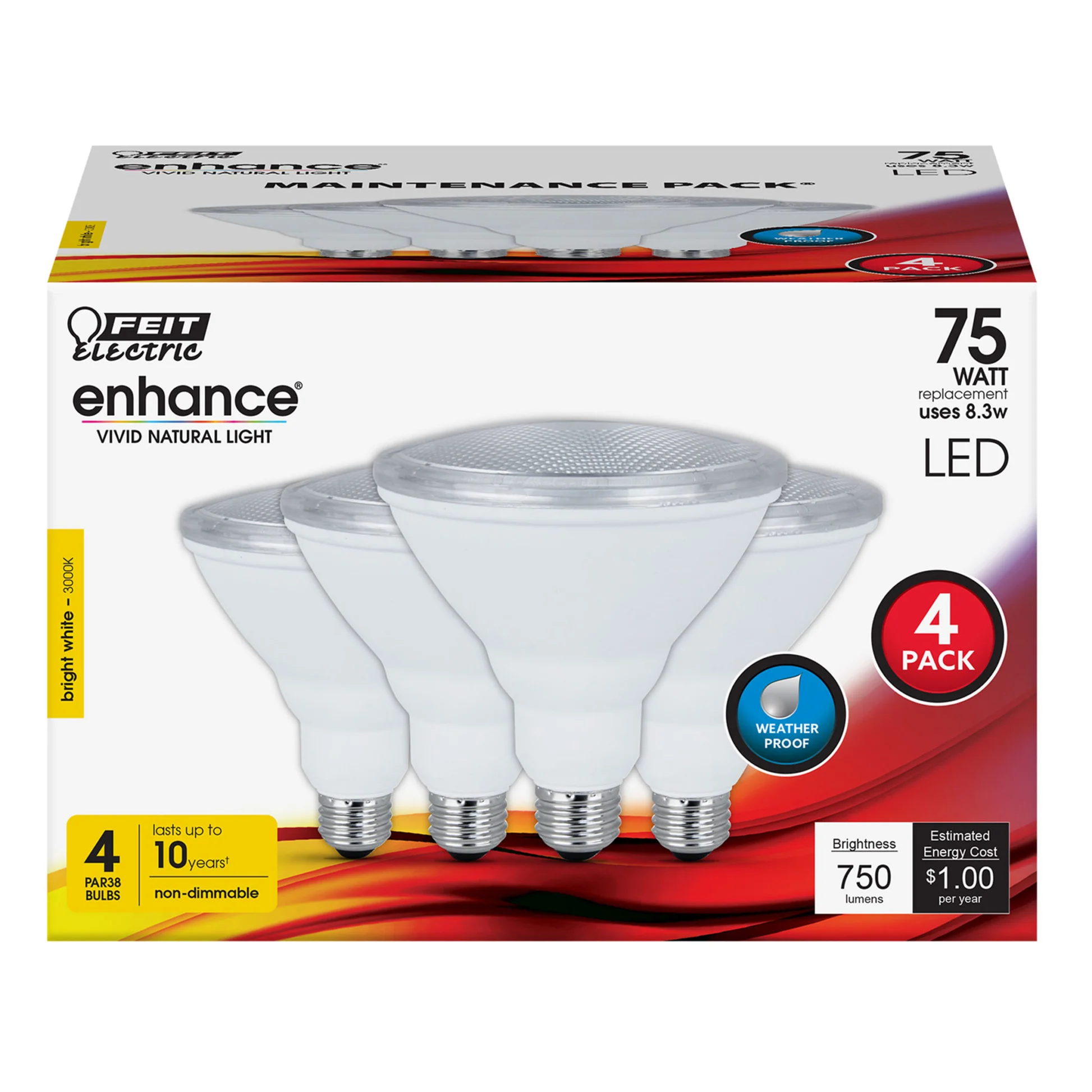 750 Lumen 3000K PAR38 LED - Cheap-Us