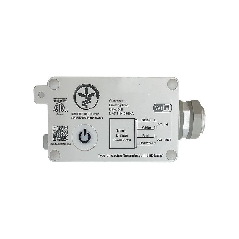 Westgate Wg Smart Lighting Control Module 1000W 0-10V Wifi IP65, Outdoor Lighting, White Finish - Cheap-Us
