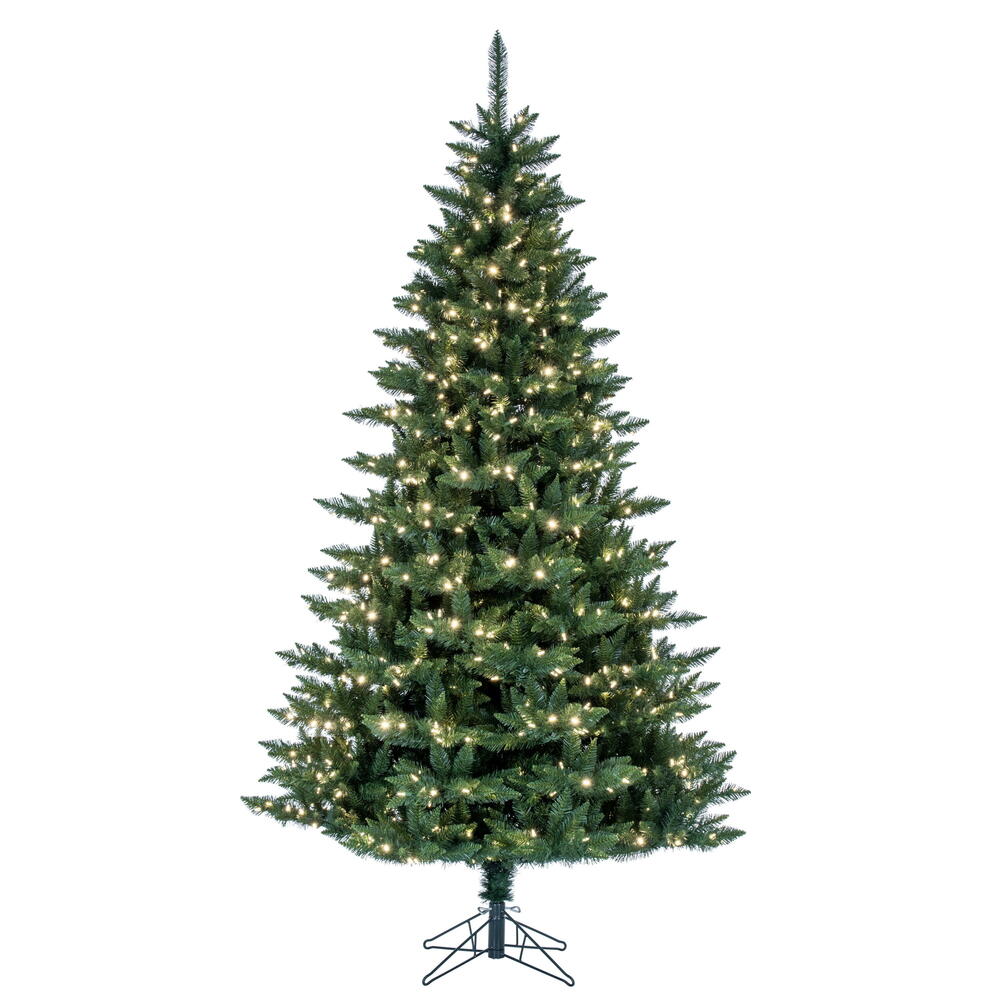 Vickerman 12' Camdon Fir Artificial Christmas Tree with Warm White Dura-lit LED Lights - Cheap-Us