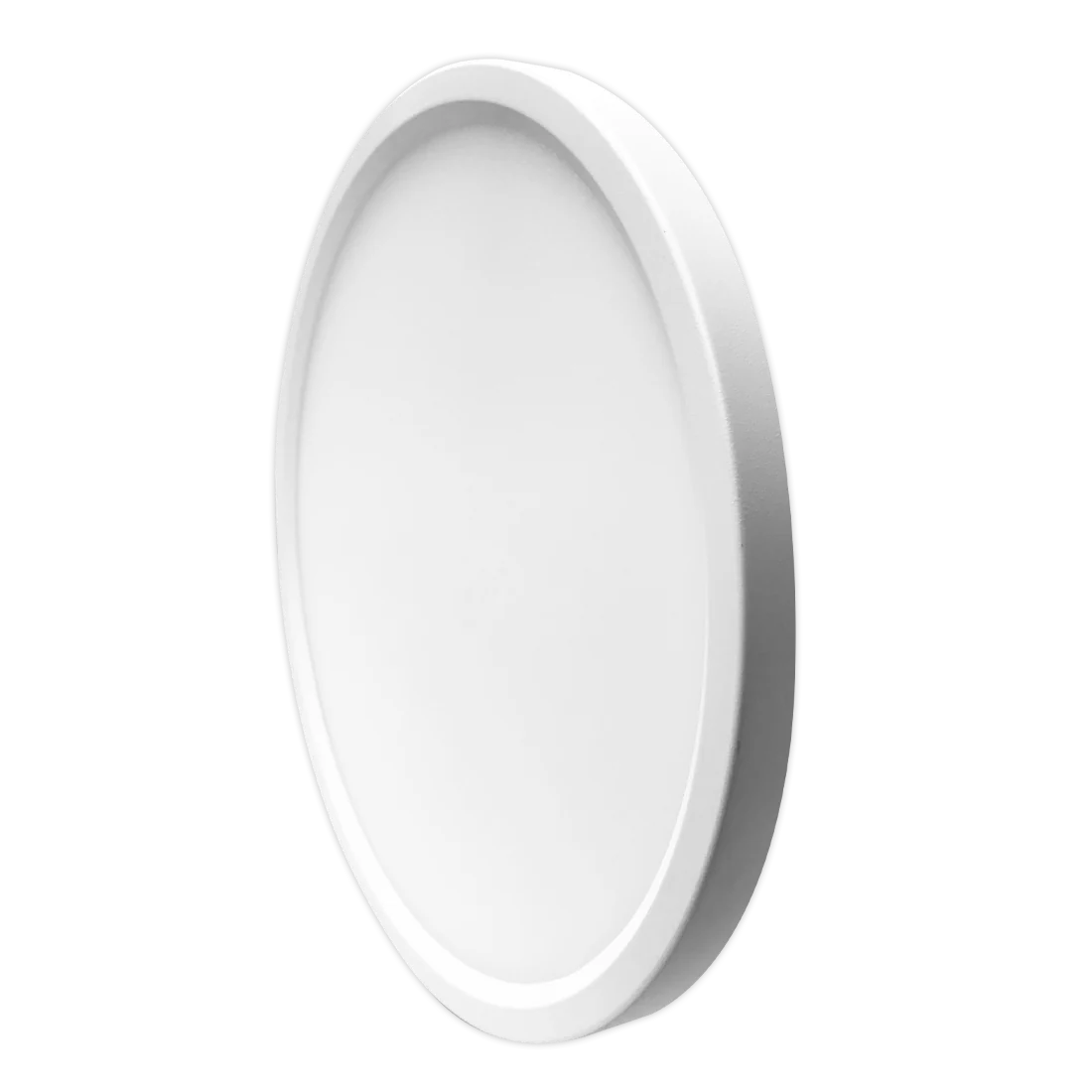 Luxrite 12 Inch Round LED Flush Mount Ceiling Light Fixture, 22W, 5CCT Selectable 2700K-5000K, 1600 Lumens, Slim Low Profile LED Ceiling Light, IP54 Wet Rated, Dimmable, Energy Star, ETL Listed (LR23556) - Cheap-Us