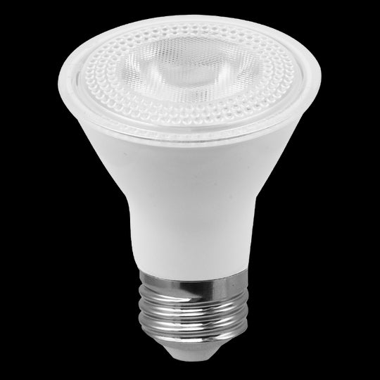 Luxrite LED PAR20 Spotlight Light Bulb, 7W, 500 Lumens, 4000K - Cool White, 80 CRI, White Finish, Dimmable (LR31603) - Cheap-Us