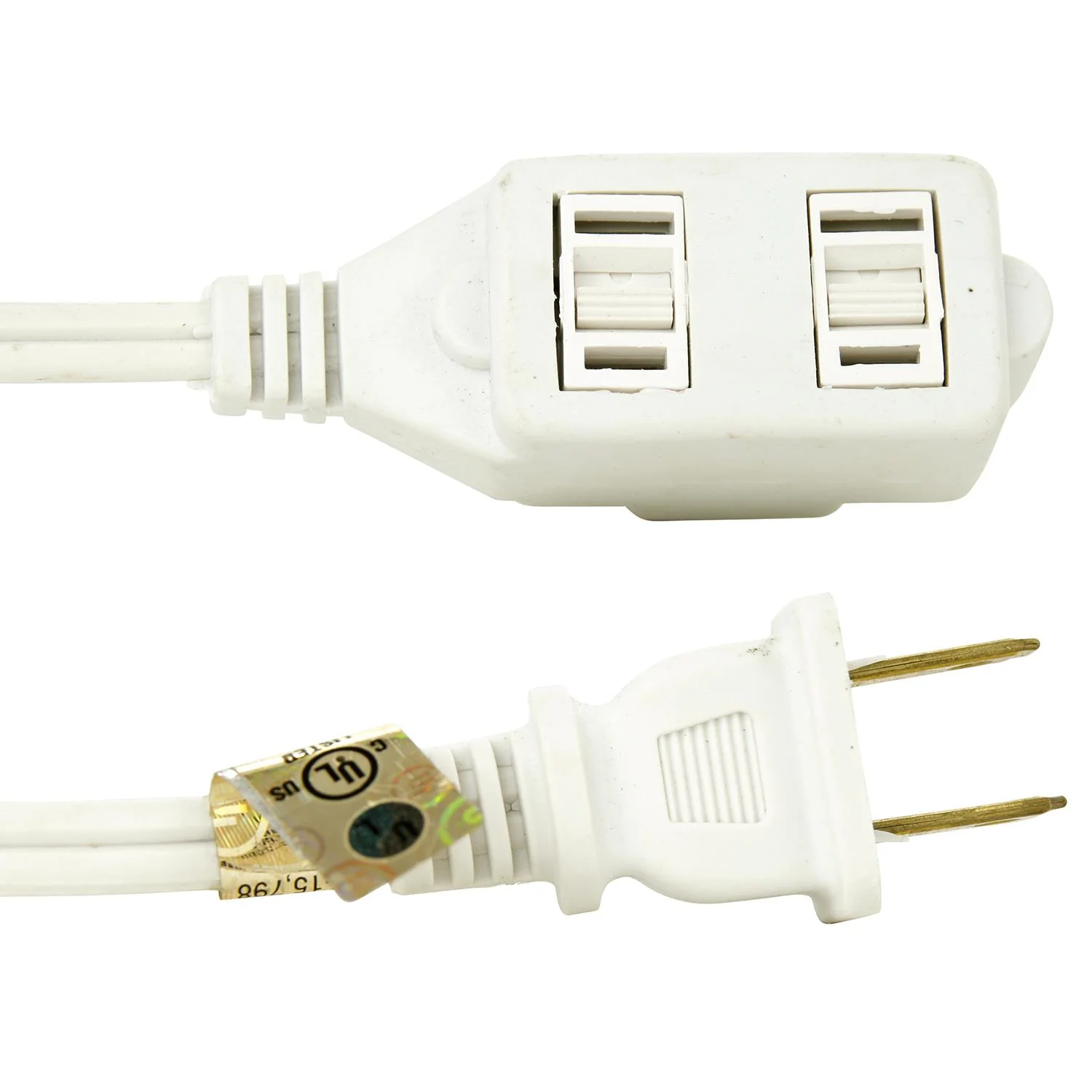 Sunlite EX6/WH Household 6-Feet Extension Cord, White - Cheap-Us