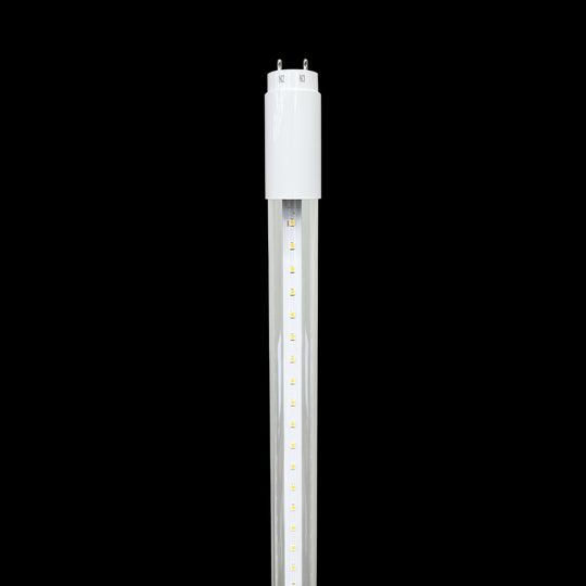 Luxrite LED 4' T8 3 Way Universal Clear Light Tube, G13 Base, 13W, 1900 Lumens, 3000K - Soft White, 83 CRI, Clear Finish (LR34195) - Cheap-Us