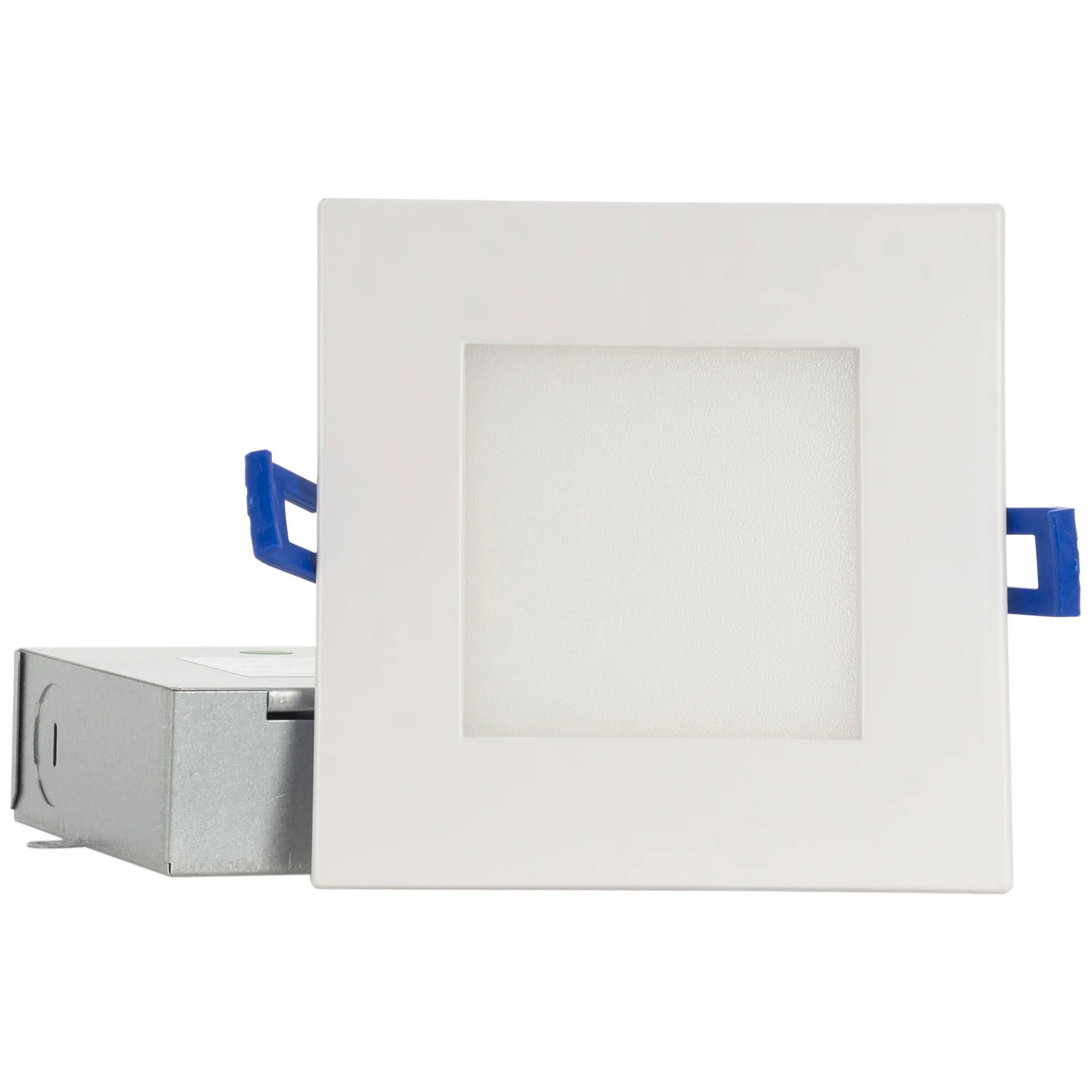 Sunlite LED 4-Inch Recessed Slim Downlight Fixture, 12 Watts (65W Equiv.), 700 Lumens, Indoor & Outdoor, Color Selectable 27K/30K/35K/40K/50K, 90 CRI, 120V, Energy Star, Dimmable, ETL Listed, 1 Pack - Cheap-Us
