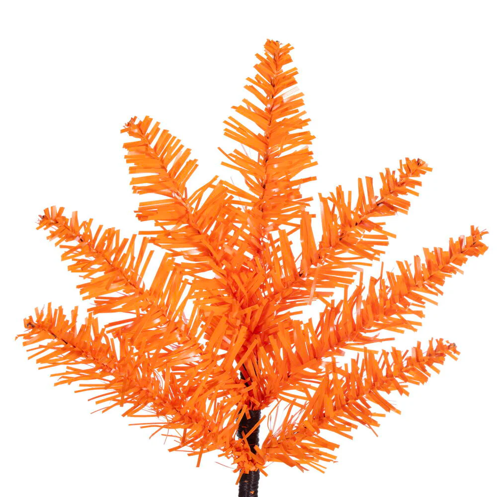 Vickerman 3' Orange Fir Artificial Christmas Tree Unlit - Cheap-Us