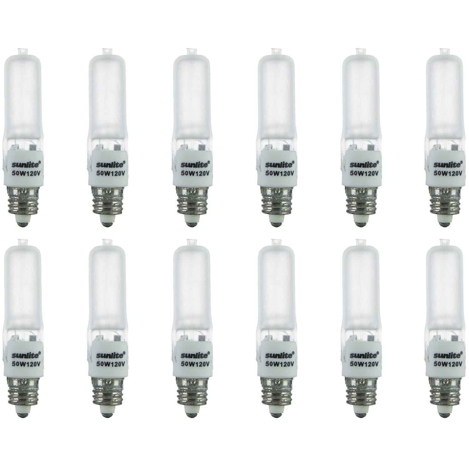 Sunlite 50 Watt, Single Ended T4, Mini Can Base, Clear - Cheap-Us