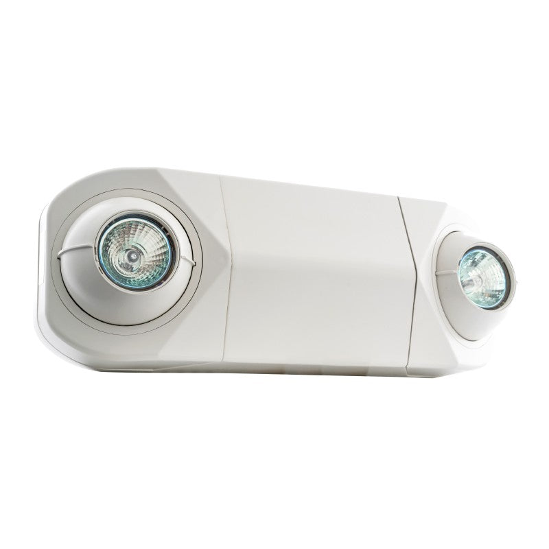 Westgate 2 Lamp Emergency Fixture, White Housing, 120/277V, Ultra Bright Mr-16 Lamps, 50W Remote Capacity..., LED Exit & Emergency Lighting, 3.3W Per Head - Cheap-Us