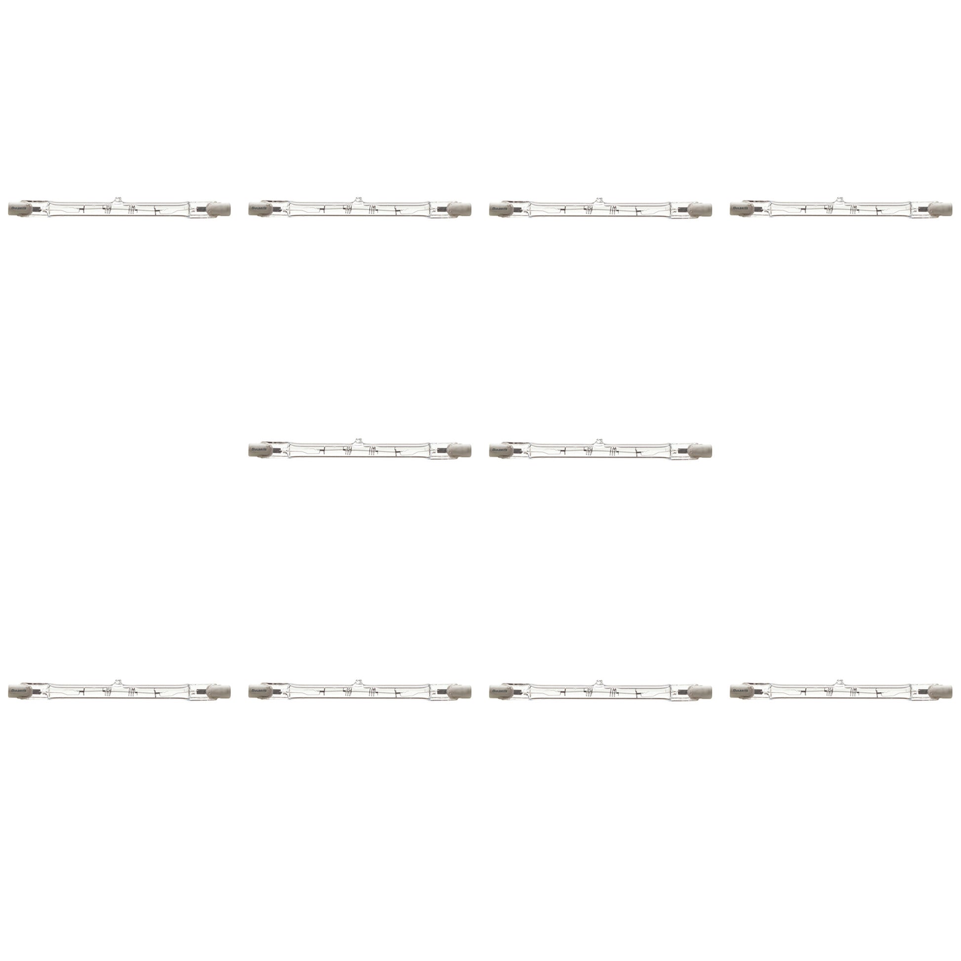 BULBRITE HALOGEN T3 DOUBLE ENDED (RSC) 100W DIMMABLE LIGHT BULB 2900K/SOFT WHITE 10PK (600101) - Cheap-Us