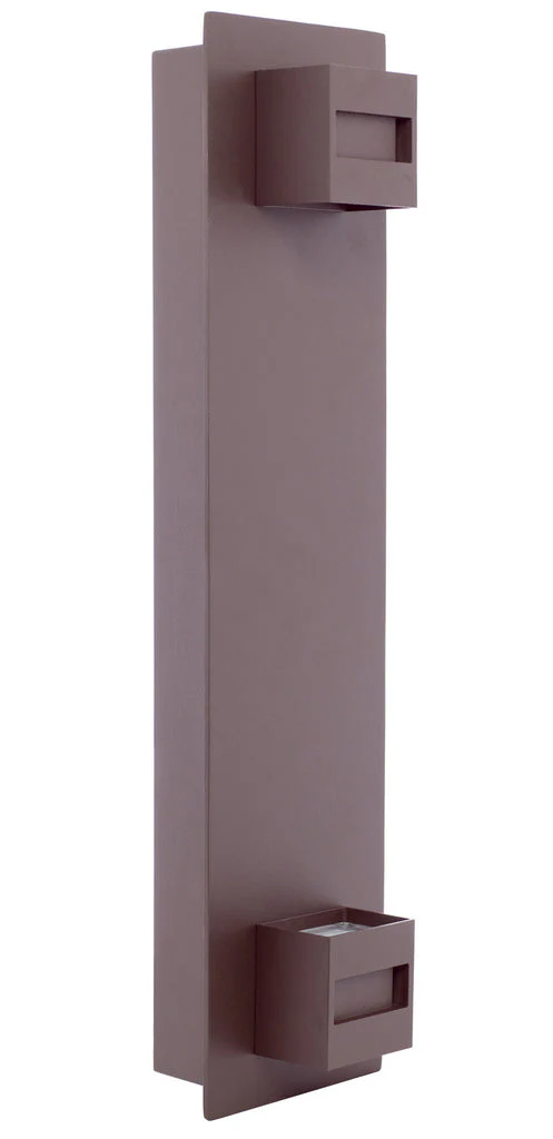 Westgate LED Wall Scone ,Crest Series, 100~277V , 10 W 5000K, Broaze, UL, Outdoor Lighting, 10W(2.5Wx4), 900 Lumens, 5000K, Dark Bronze Finish - Cheap-Us