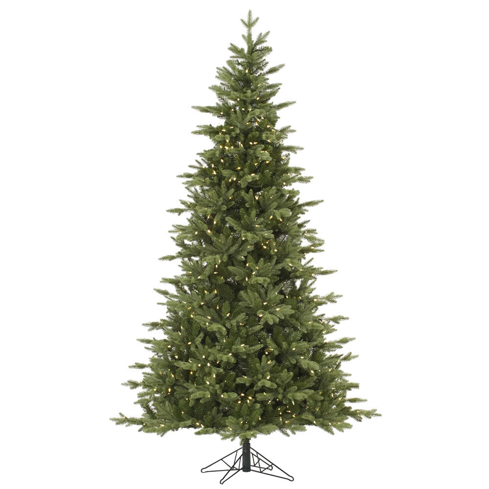 Vickerman 7.5' Fresh Balsam Fir Artificial Christmas Tree Warm White Dura-Lit® LED Lights - Cheap-Us