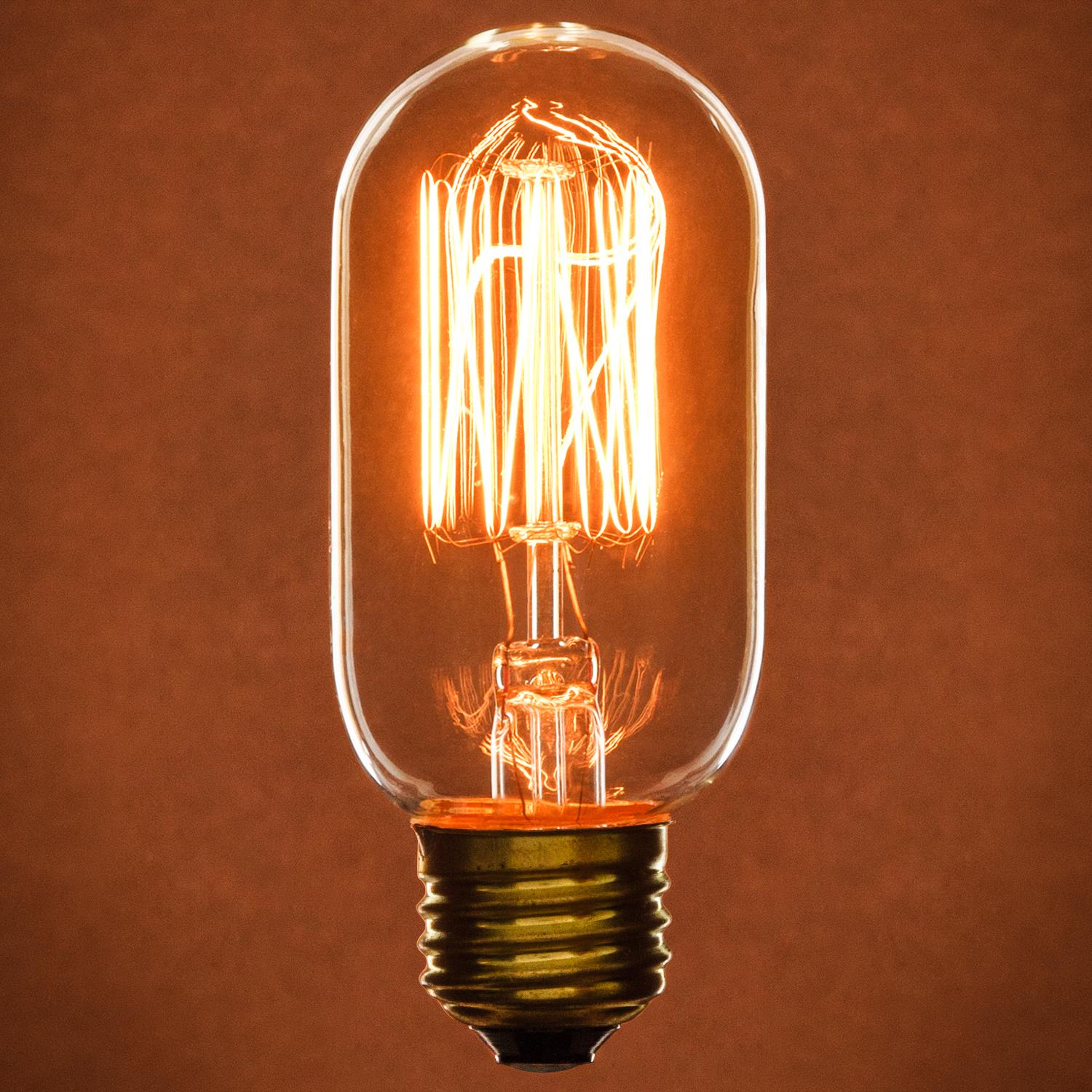 Sunlite 40 Watt Antique Radio Style T14, Medium Base, Smoke, 3 Pack - Cheap-Us