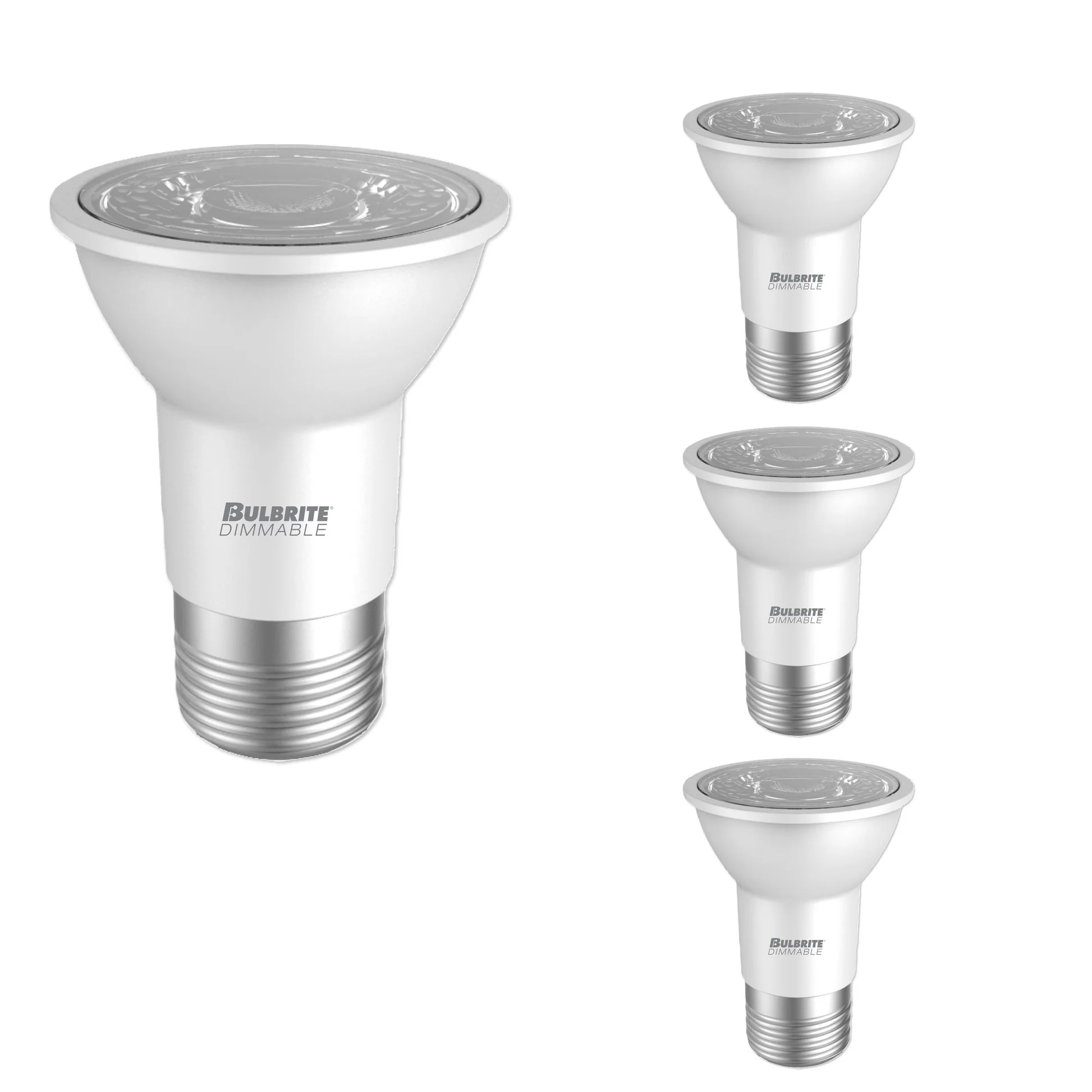 BULBRITE 6.5W LED PAR16 3000K FLOOD DIMMABLE 80CRI 120V-4PK - Cheap-Us