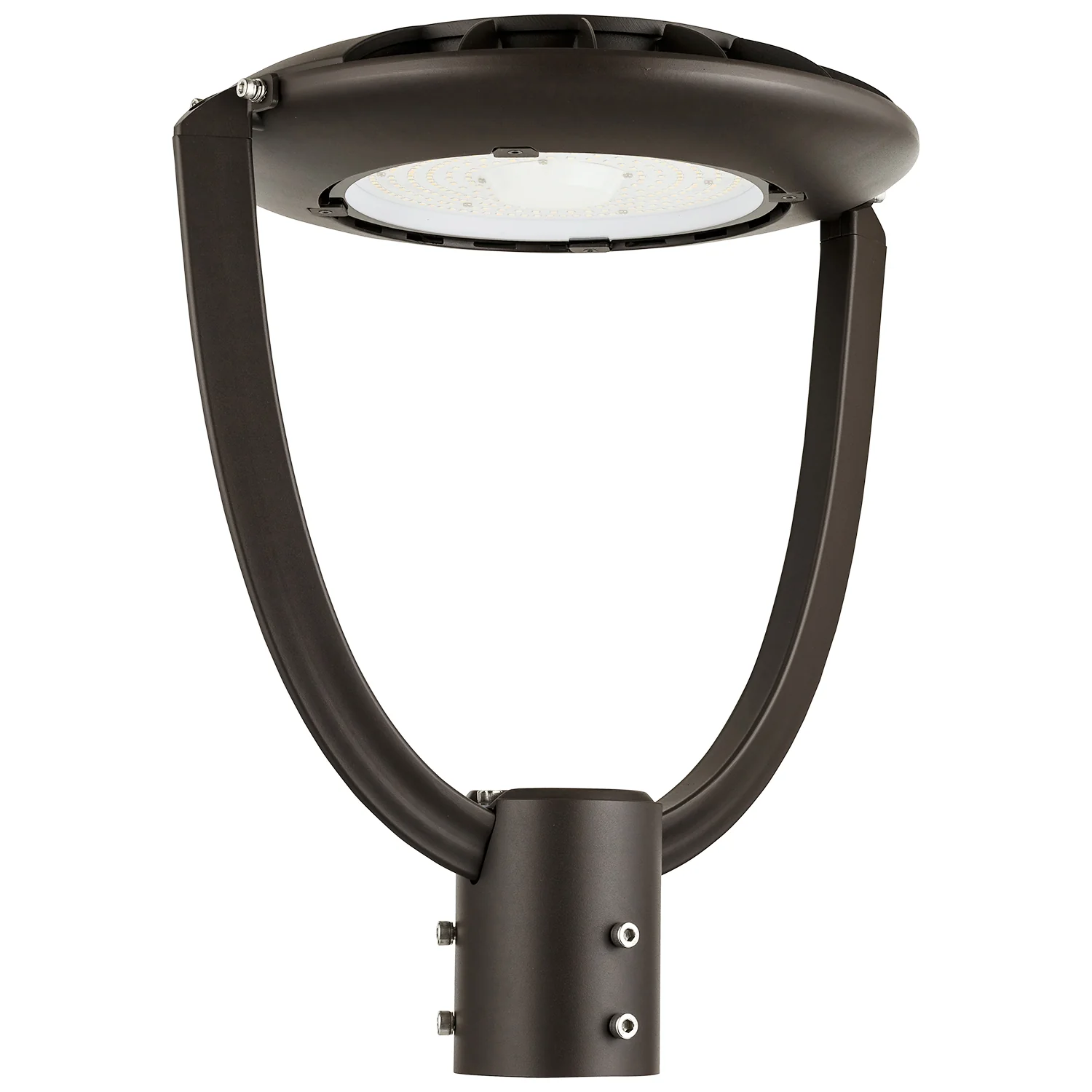 Sunlite 85526 LFX/PTL/SCT/75W LED Outdoor Post Top Light, Residential & Commercial Area Lights, Circular Pole Lighting, Adjustable 3 CCT 3000K-5000K, 75W, 9375 Lumens, For Yards-Gardens, Parking Lots & Roadways - Cheap-Us