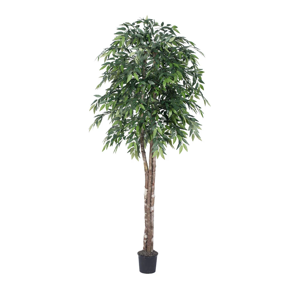 Vickerman 6' Artificial Green Smilax Deluxe Black Plastic Pot - Cheap-Us
