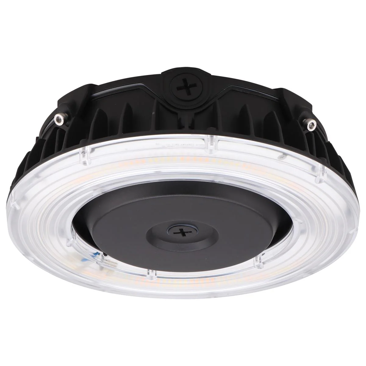 65-626R1 40W LED CANOPY W/ SENSOR PORT LED Canopy Fixture; 40 Watt; CCT Selectable; Bronze Finish - Cheap-Us