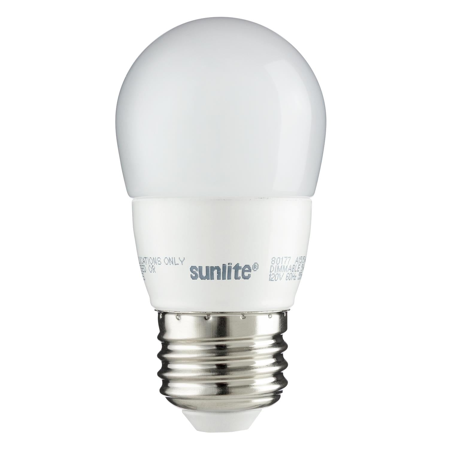 Sunlite LED A15 Appliance 5W (35W Equivalent) Light Bulb Medium (E26) Base, Warm White - Cheap-Us