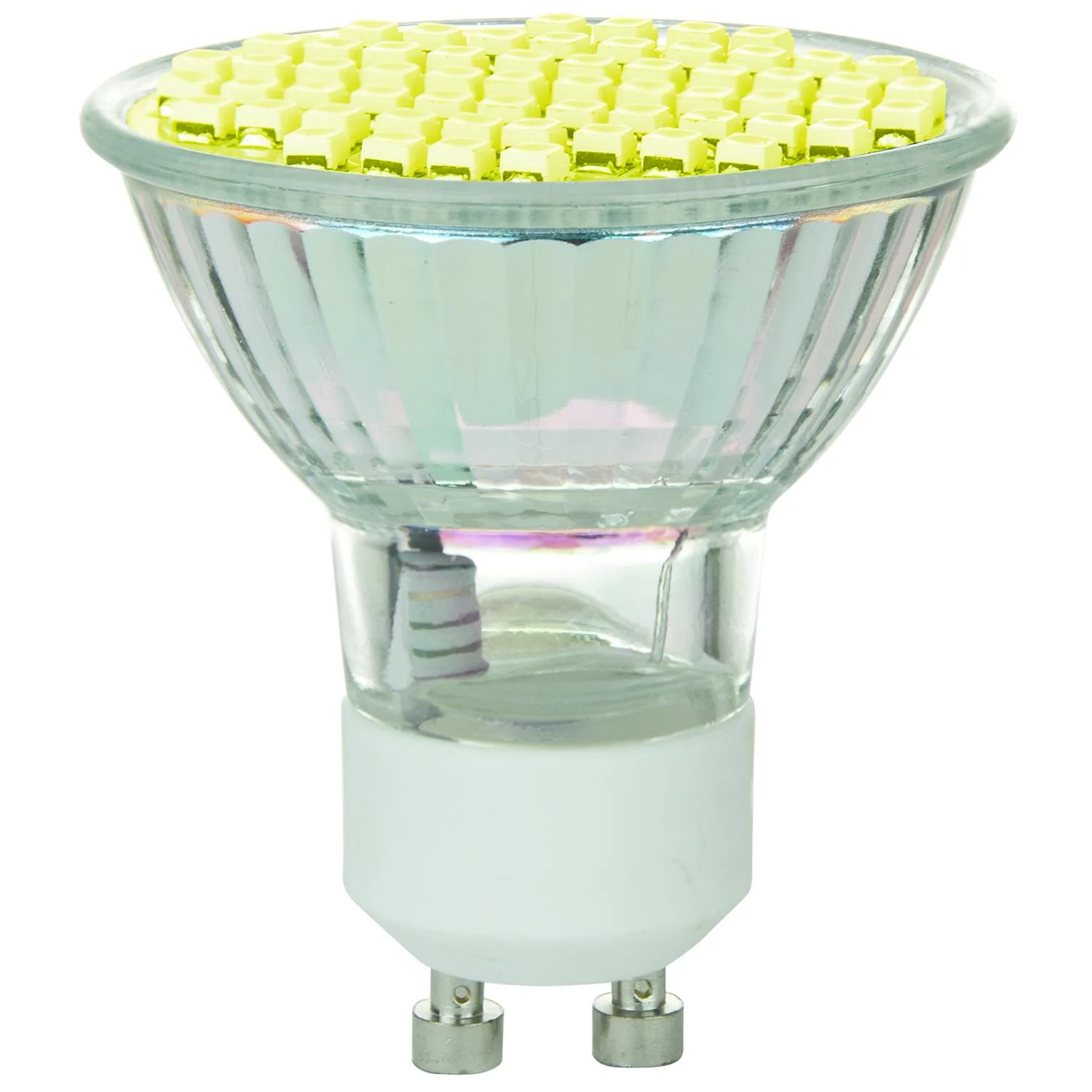 Sunlite LED MR16 Colored Mini Reflector 2.8W (20W Halogen Equivalent) Light Bulb (GU10) Base, Yellow - Cheap-Us